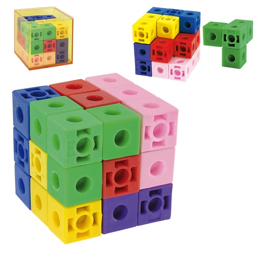 3289 SOMA CUBO TRANSPARENTE C/28 PZAS