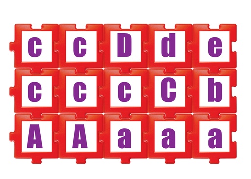 2131 TABLERO DIDACTICO MULTIPLICACIONES Y LETRAS 2 C/66 PZAS (SOBRE PEDIDO)
