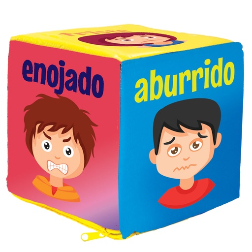 5357 CUBO DE EXPRESIONES 20X20 CM DE TELA