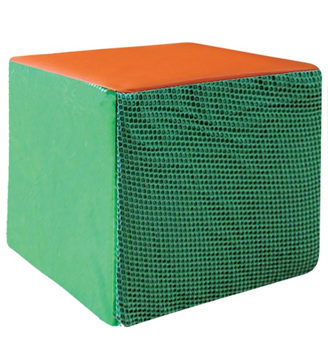 5072 CUBO DE TEXTURAS GRANDE 20X20 CM DE TELA (SOBRE PEDIDO)
