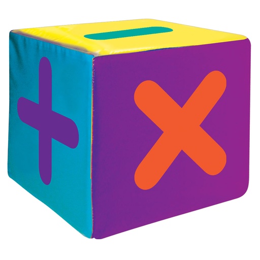 5355 CUBO SIGNOS MATEMÁTICOS 20X20 CM