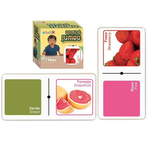 3160 DOMINO COLORES Y FRUTAS C/24 PZAS
