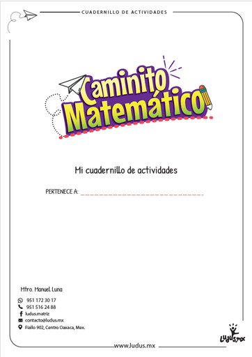 Cuadernillo caminito matemático decenas