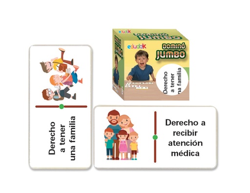 7220 DOMINÓ JUMBO DERECHOS DE LOS NIÑOS C/28 PZAS