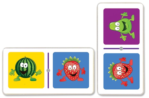 3045 DOMINÓ JUMBO FRUTAS-FRUTAS C/28 PZAS