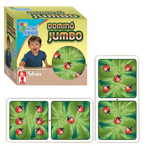3393 DOMINÓ JUMBO ILUSTRADO PUNTOS MARIQUITA C/28 PZAS