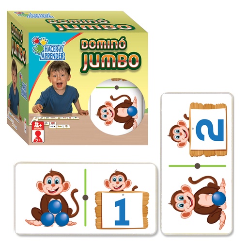 7218 DOMINÓ JUMBO NÚMEROS CHNAGUITOS C/24 PZAS