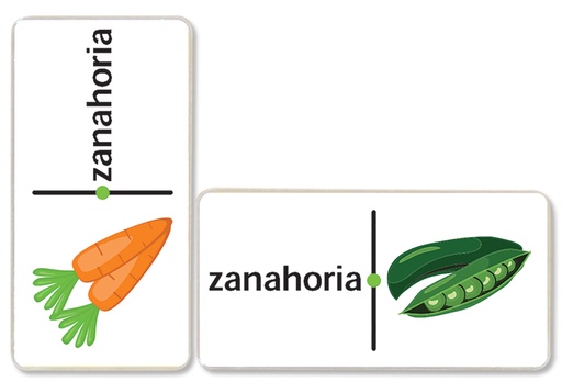 7217 DOMINÓ JUMBO VERDURAS C/28 PZAS