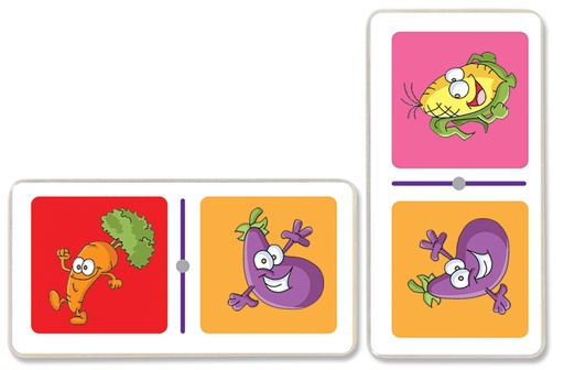 3047 DOMINÓ  JUMBO VERDURAS-VERDURAS C/28 PZAS