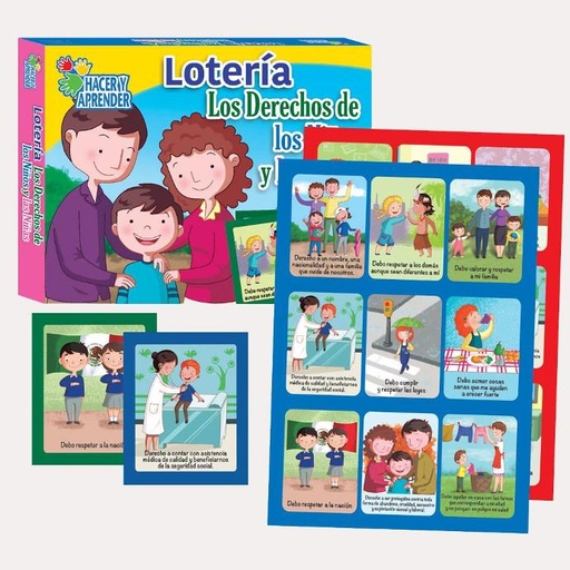 6080 MEMORIA LOS DERECHOS DE LOS NIÑOS Y LAS NIÑAS C/40 TARJETAS