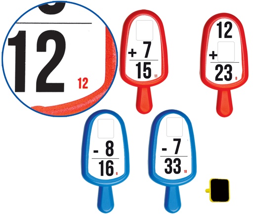 2124 PALETA DE SUMAS Y RESTAS C/14 PZAS (SOBRE PEDIDO)