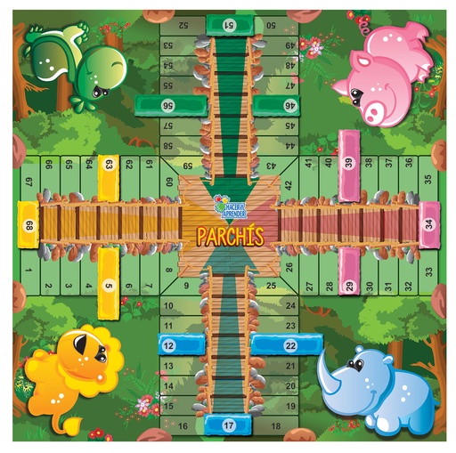 5365 TAPETE PARCHIS 150X150 CM SOBRE PEDIDO