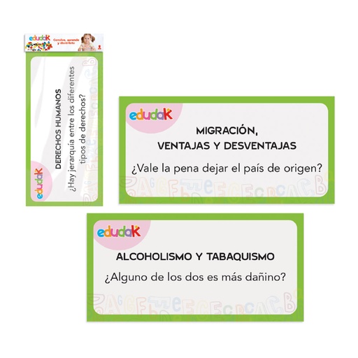 9030 TARJETAS DE DEBATE SOBRE PEDIDO