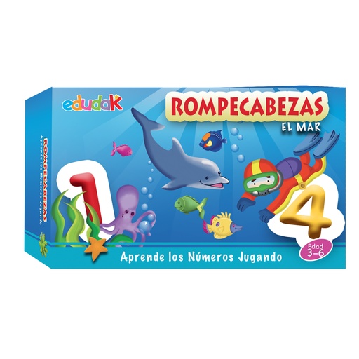 7009 ROMPECABEZAS NUMERICO DEL MAR C/50 PZAS SOBRE PEDIDO
