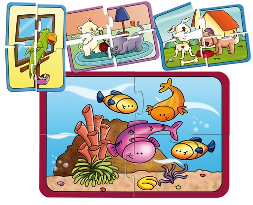 7106 ROMPECABEZAS PREESCOLAR MASCOTAS