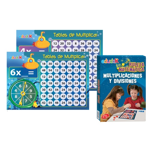6067 RULETA MATEMATICA TABLAS DE MULTIPLICAR (SOBRE PEDIDO)