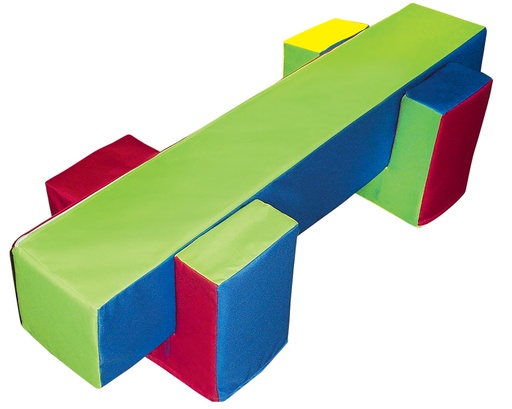 5122 VIGA DE EQUILIBRIO PLANA EN VINIL 120X20CM  (SOBRE PEDIDO)