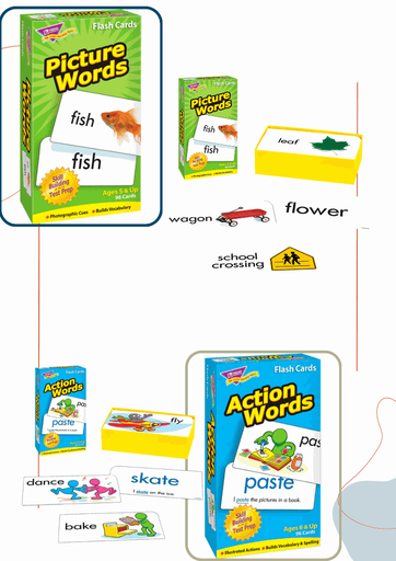ACTION WORDS FLASH CARDS