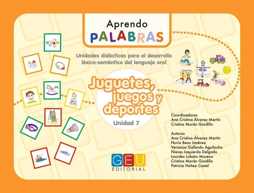APRENDO PALABRAS JUGUETES, JUEGOS Y DEPORTES U.7