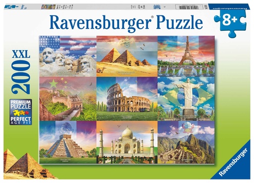 ROMPECABEZAS MONUMENTOS DEL MUNDO 200 PZAS