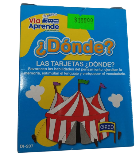 TARJETAS VOCABULARIO ¿DONDE  ?
