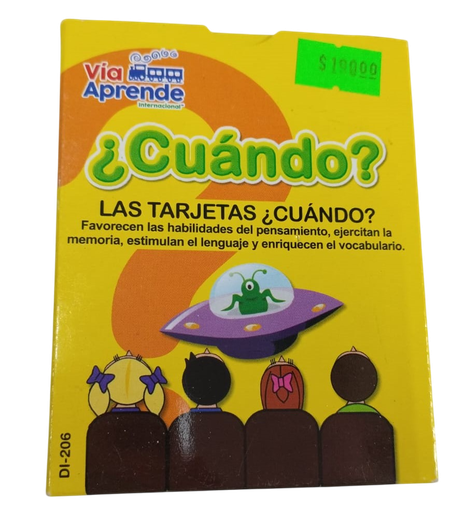 TARJETAS DE VOCABULARIO ¿CUANDO ?