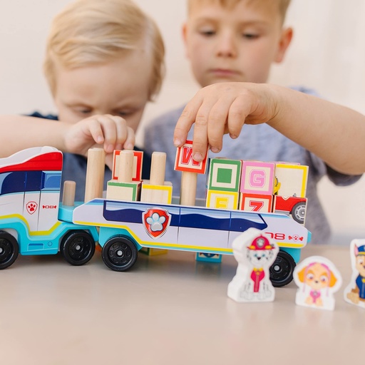 CAMION DE BLOQUES ABC PAW PATROL 