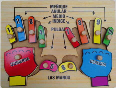 ROMPECABEZAS CON PIJAS LAS MANOS
