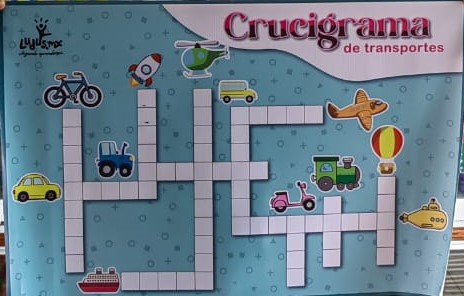 CRUCIGRAMA TRANSPORTE EN LONA