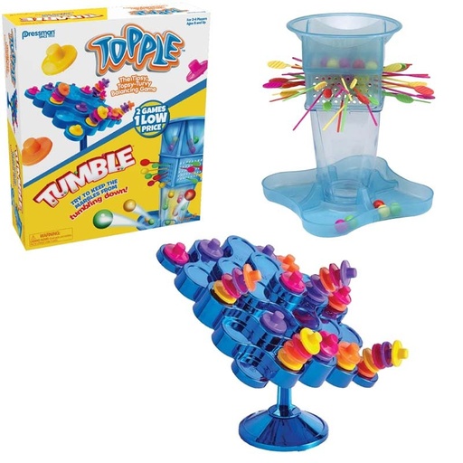 JUEGO 2 EN 1 TOPPLE/TUMBLE 