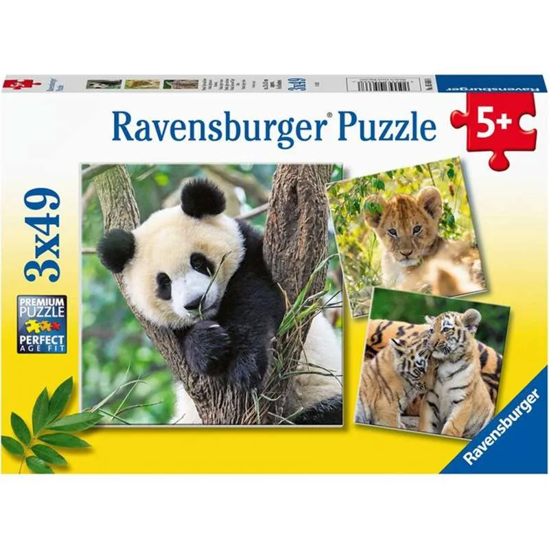 ROMPECABEZAS 3X49 PZAS VIDA SALVAJE