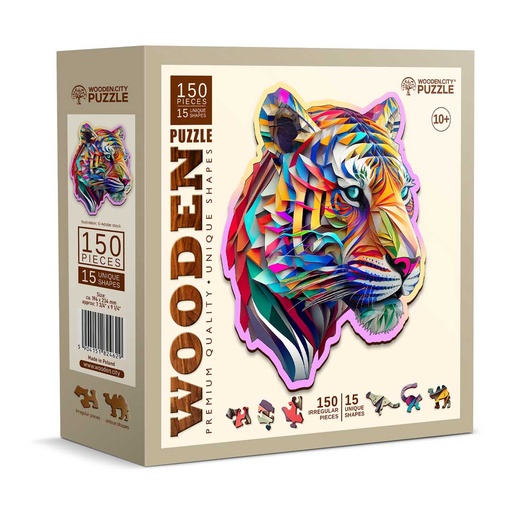 ROMPECABEZAS TIGRE DE COLORES