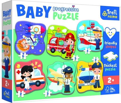 BABY PUZZLE PROFESIONES Y TRANSPORTES