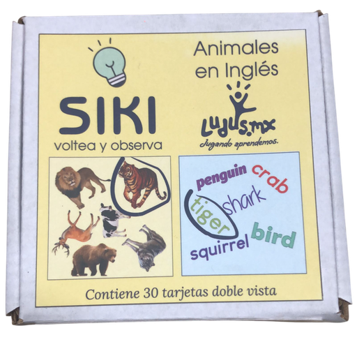 SIKI ANIMALES EN INGLES