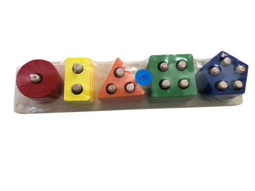 JUEGO DE MADERA FIGURA GEOMETRICA 